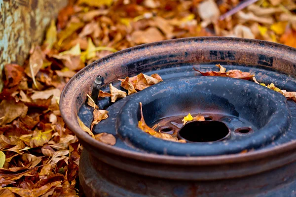 stock image Rusty tire rim