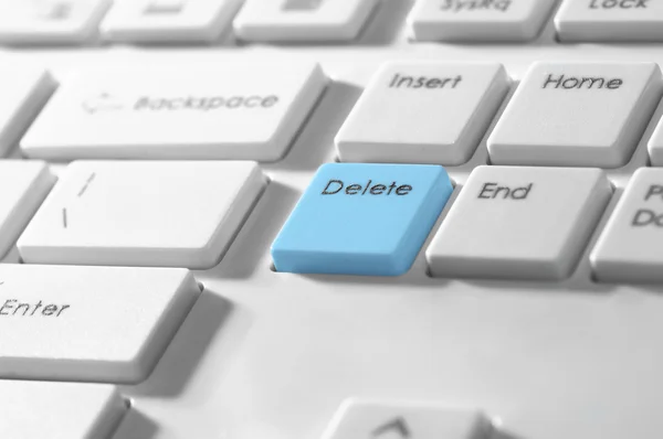 Keyboard button Delete — Stock Photo, Image