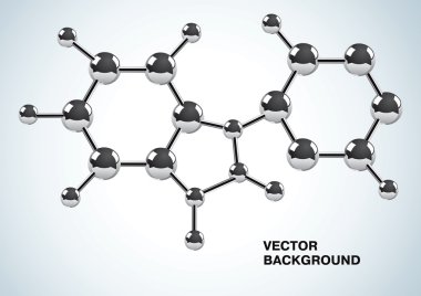 Illustration of the chemical formula clipart