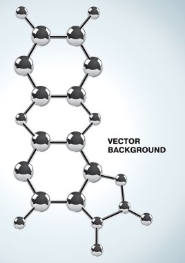 Illustration of the chemical formula clipart