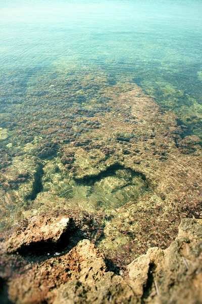 stock image Transparent sea water