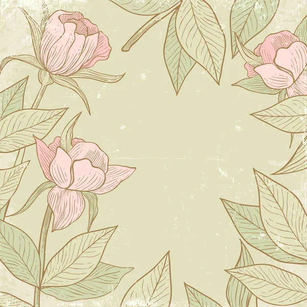 ภาพประกอบของดอกไม้ — ภาพเวกเตอร์สต็อก