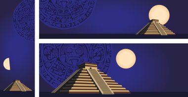 Mayan Pyramid clipart