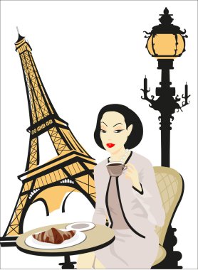 Paris'te kadın