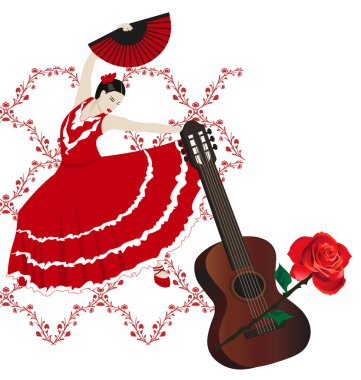Flamenco clipart