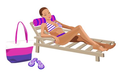 On The Beach clipart