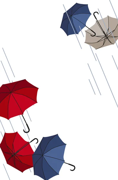 Deštníky — Stockový vektor