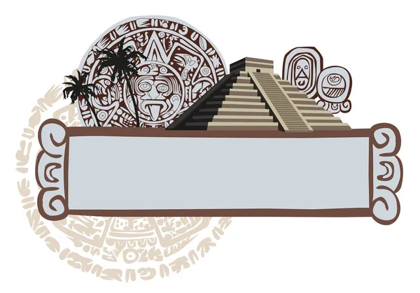 Piramida Majów — Wektor stockowy