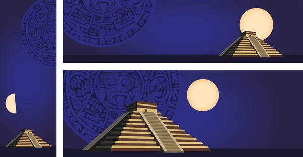 Mayapyramide — Stockvektor