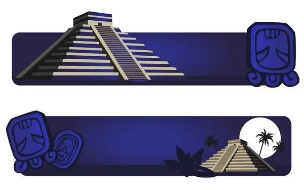 Piramida Majów — Wektor stockowy