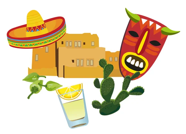 メキシコのシンボル — ストックベクタ
