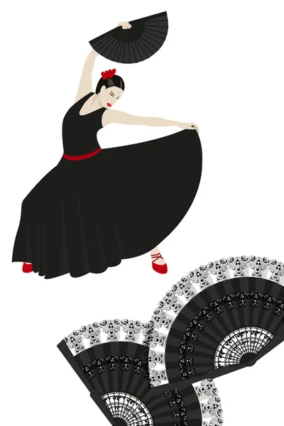 Flamenco — Vector de stock