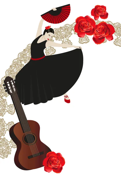 Flamenco — Vector de stoc