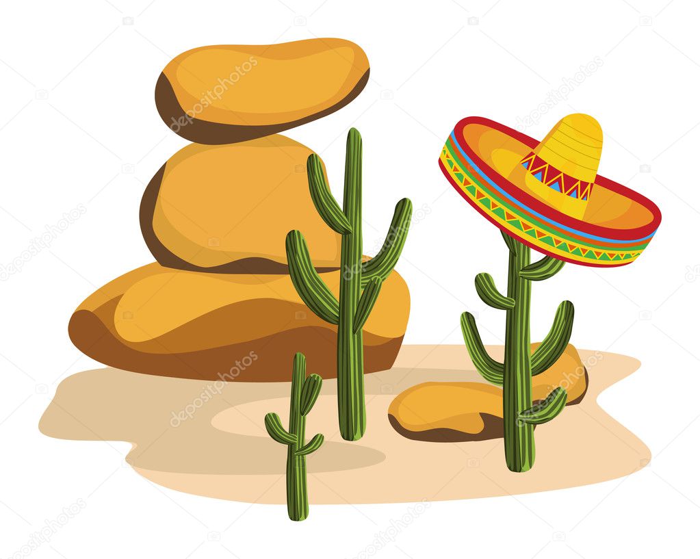 Sombrero on Cactus