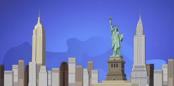 New York stad — Stockvector