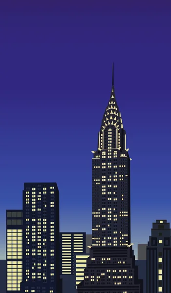 Wieżowce w Nowym Jorku — Wektor stockowy