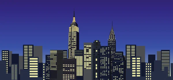 Нью-Йорк хмарочосів — стоковий вектор