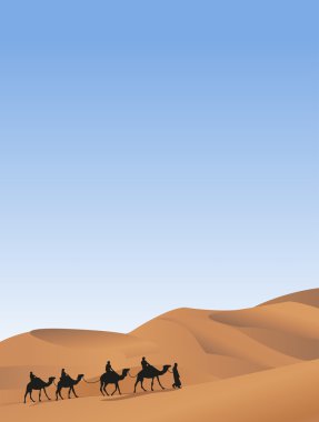 Camel Caravan clipart