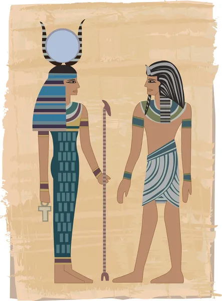 Figuras do Faraó —  Vetores de Stock