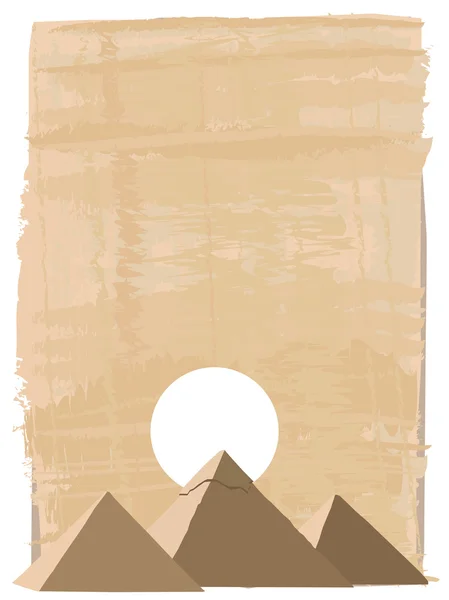 Piramidi di Giza — Vettoriale Stock