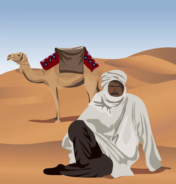 Beduíno — Vetor de Stock