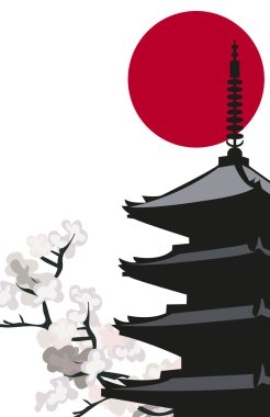 Japanese Pagoda clipart