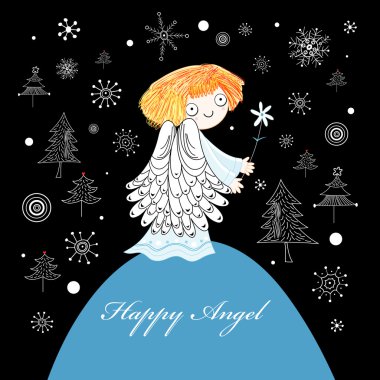 Little angel clipart