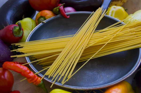 Pasta de espaguetis — Foto de Stock