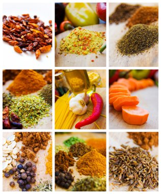 Food spices clipart