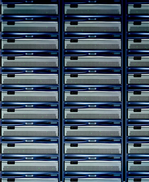 Cluster de servidores — Fotografia de Stock