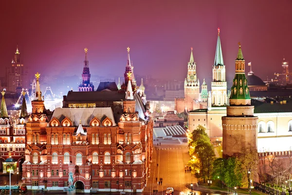 Kızıl Meydan ve kremlin — Stok fotoğraf