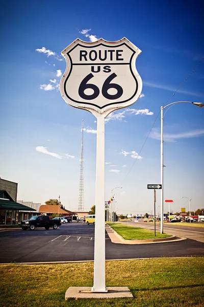 Route 66 teken — Stockfoto