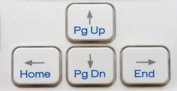 Las cuatro teclas de flecha del teclado —  Fotos de Stock