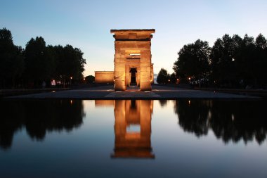 Templo de Debod in Madrid clipart