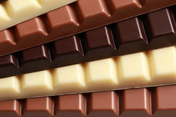 Stack av choklad — Stockfoto