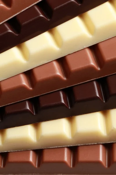 Stack of chocolate — Stock Photo, Image