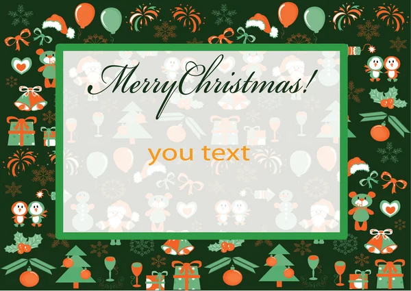 Christmas background-frame — Stock Photo, Image