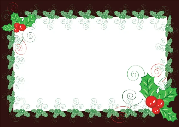 Christmas background- frame — Stockfoto