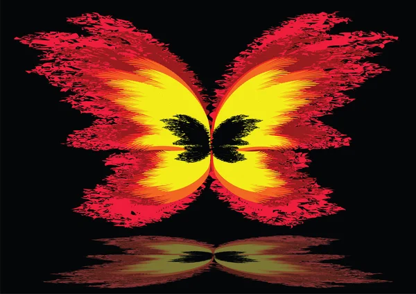 Fire butterfly — Stock Photo, Image