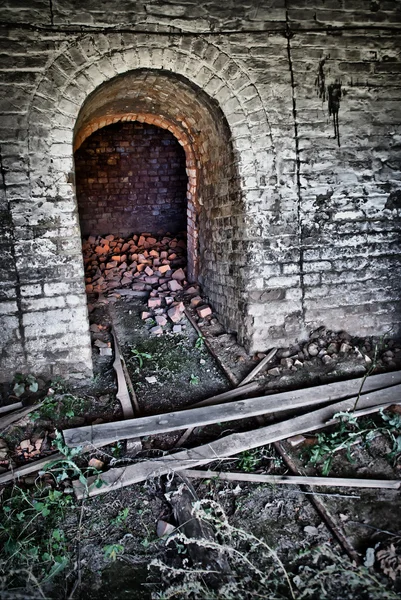 Old destroyed house — Stock Photo, Image