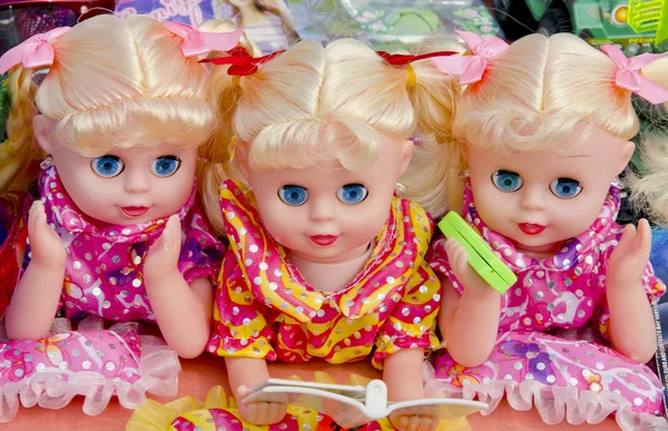 Dreifaltigkeit der Puppen. — Stockfoto