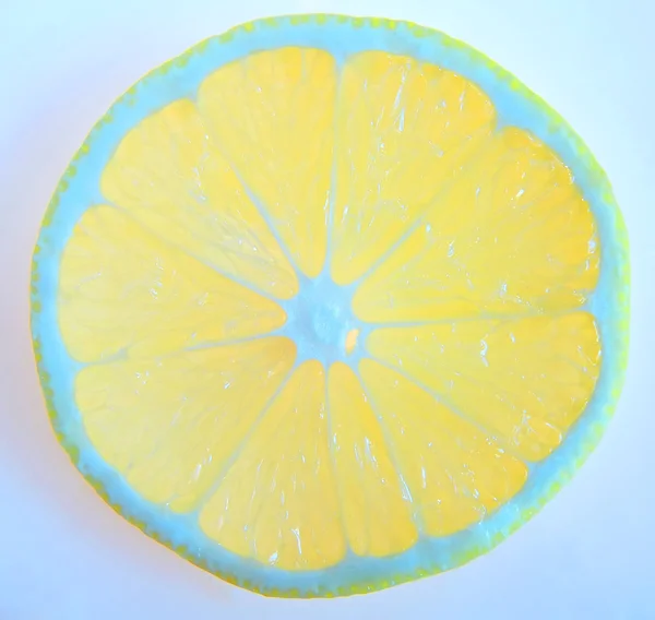 Blauwe citroen — Stockfoto
