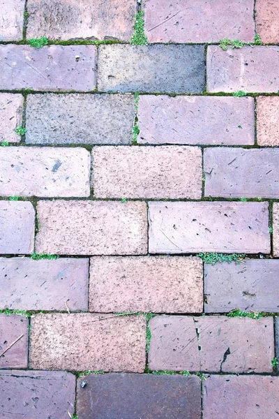 Brick footpath background. — Stock Photo, Image