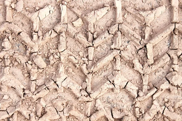 Textur des trockenen Bodens — Stockfoto