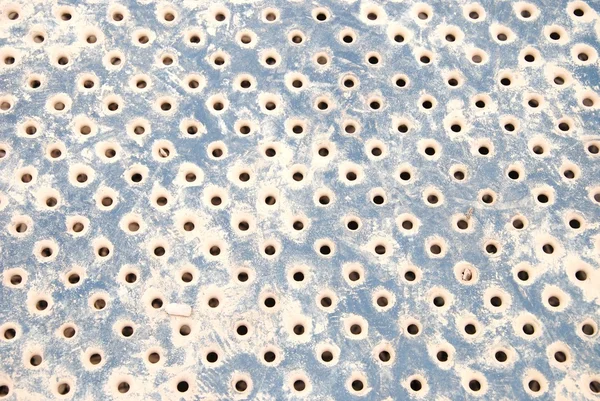 Metal texture with hole — Stock Photo, Image