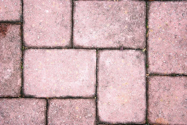 Fundo pedestre velho tijolo — Fotografia de Stock