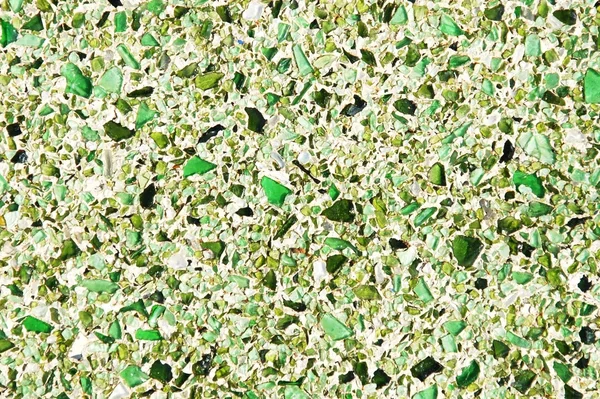 Floor with green pebble mosaic — Stock Photo, Image