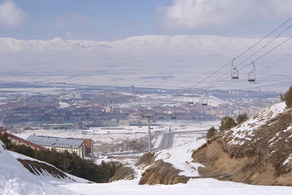 Vista para Erzurum. Turquia — Fotografia de Stock