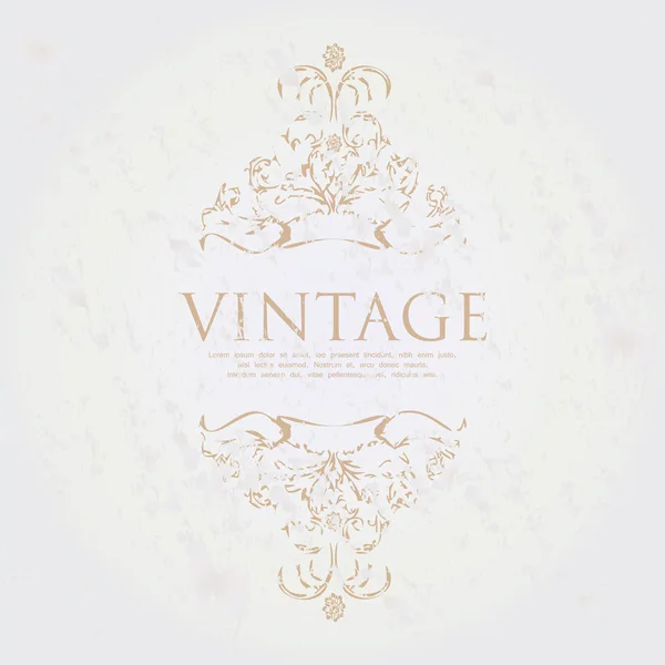 Moldura vintage especial para o seu site — Vetor de Stock
