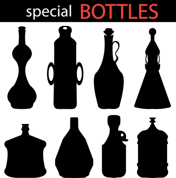 Special bottles for special — Stock Vector